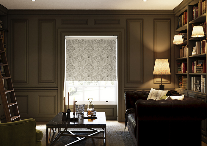 Cipriani, Silver - Twist&Fit Roller Blind - Image 3